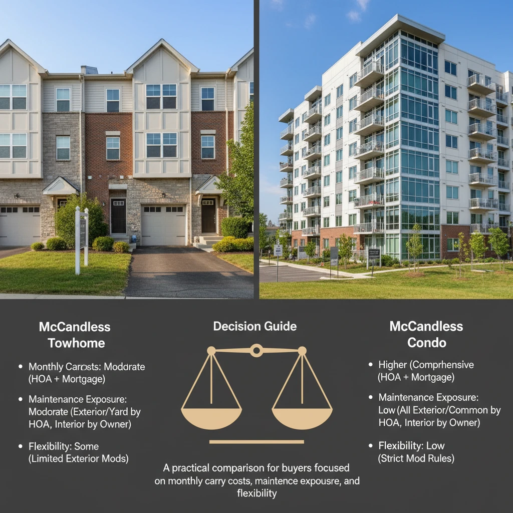 McCandless Townhome vs. Condo: Decision Guide