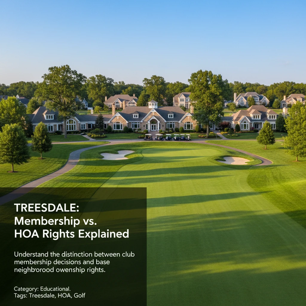 Treesdale: Membership vs. HOA Rights Explained